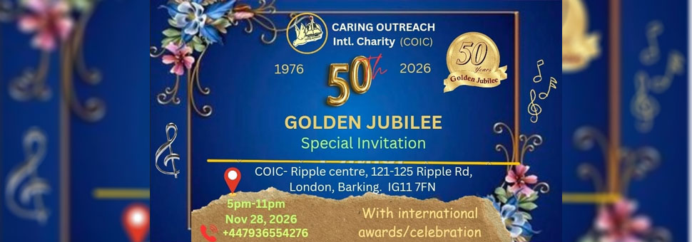COIC 50th Golden Jubilee Celebration - Book Tickets